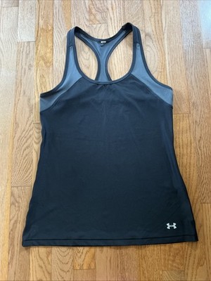 Under Armour Women's Razor Back Tank Top Size XS Black & Gray