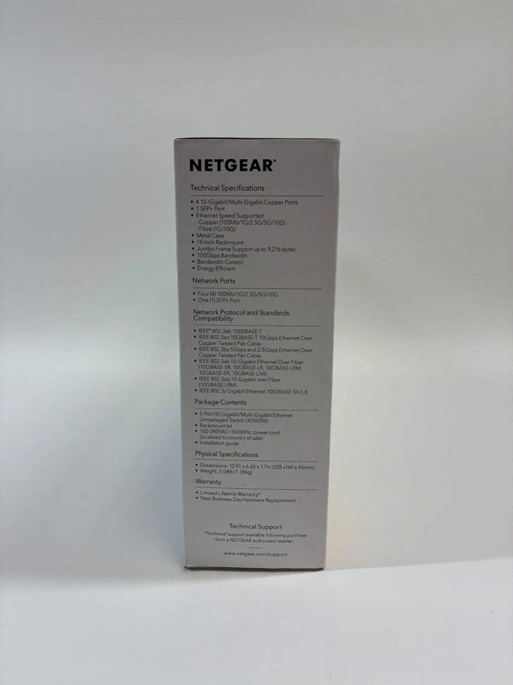 New Netgear Business 5-Port Unmanaged Switch XS505M Unclaimed - Image 3 of 4