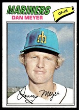 Dan Meyer 1977 Topps #527 Seattle Mariners MLB READ FREE SHIPPING AutographDen