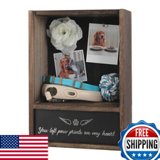 J JACKCUBE DESIGN Pet Memorial Shadow Box Frame - Urn for Ashes, Keepsake Displa