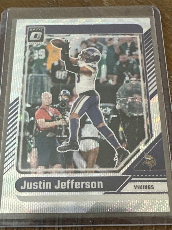 2024 Panini Donruss Optic - Justin Jefferson #130 Wave Prizm /300