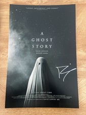 * DAVID LOWERY * signed 12x18 poster * A GHOST STORY * COA *