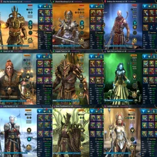 RaidShadowLegends|3Myt|46Leg|Alaz|Gharol|Gnut|Teox|Siphi|Noelle|Emic|UNM-1 Key🔴