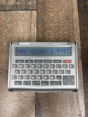 Franklin SA-309 Merriam Webster Spell Corrector & Puzzle Solver