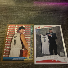Topps 2005 Andrew Bogut Rookie 2-Card Lot Milwaukee Bucks #155 #221