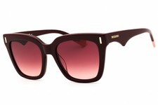 MISSONI MIS206-LHF-53 Sunglasses Frame Size 53mm 145mm 19mm BURGUNDY Women