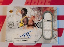 2026 Topps Motif Adou Thiero Triple Relic Auto /75 #RTRA-AT Lakers RC SP