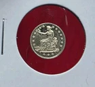 Seated Liberty Dollar - 1 Gram .999 Fine Pure Silver Bullion Mini Round Coin Bar