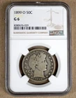 1899-O BARBER HALF DOLLAR NGC G6 676029