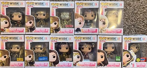 11x New and Sealed Funko Pop Wonder Woman 84 Vinyl Figures Hot Topic Wal Mart!