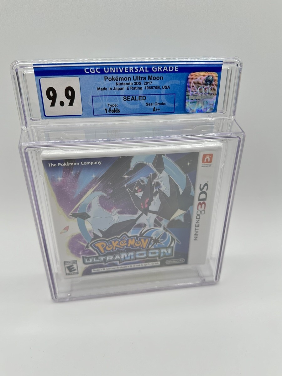 Pokémon Ultra Moon - Nintendo 3DS - CGC 9.9 A++ SEALED Graded - US