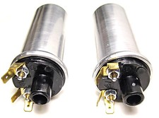 6 Volt Coil Set Triumph Norton 40mm Od 500 650 750 850 Lucas Copy 45275 Coils 6v