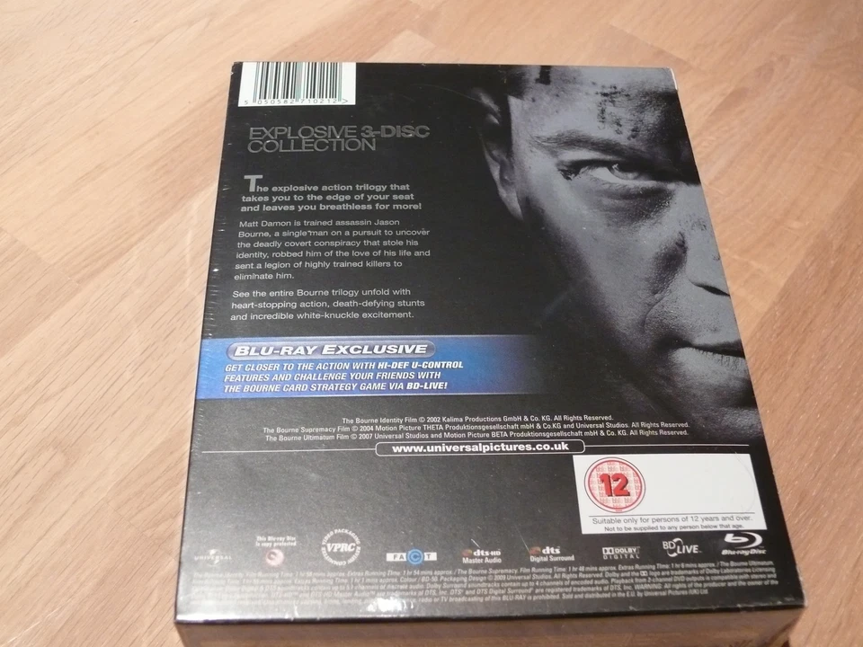 The Ultimate Bourne Collection (UK-Import), 3BDs, neu, OVP - Bild 2 von 2