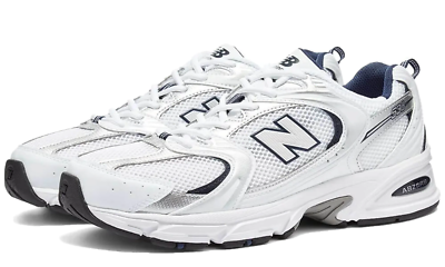 New Balance 530 White Silver Navy MR530SG Womens New | eBay