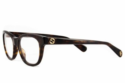 Gucci Women Eyeglasses Havana Frame W/Demo Lens Amazon.com: Gucci Square Eyeglasses GG0038ON 002 Havana/Red  main image 4
