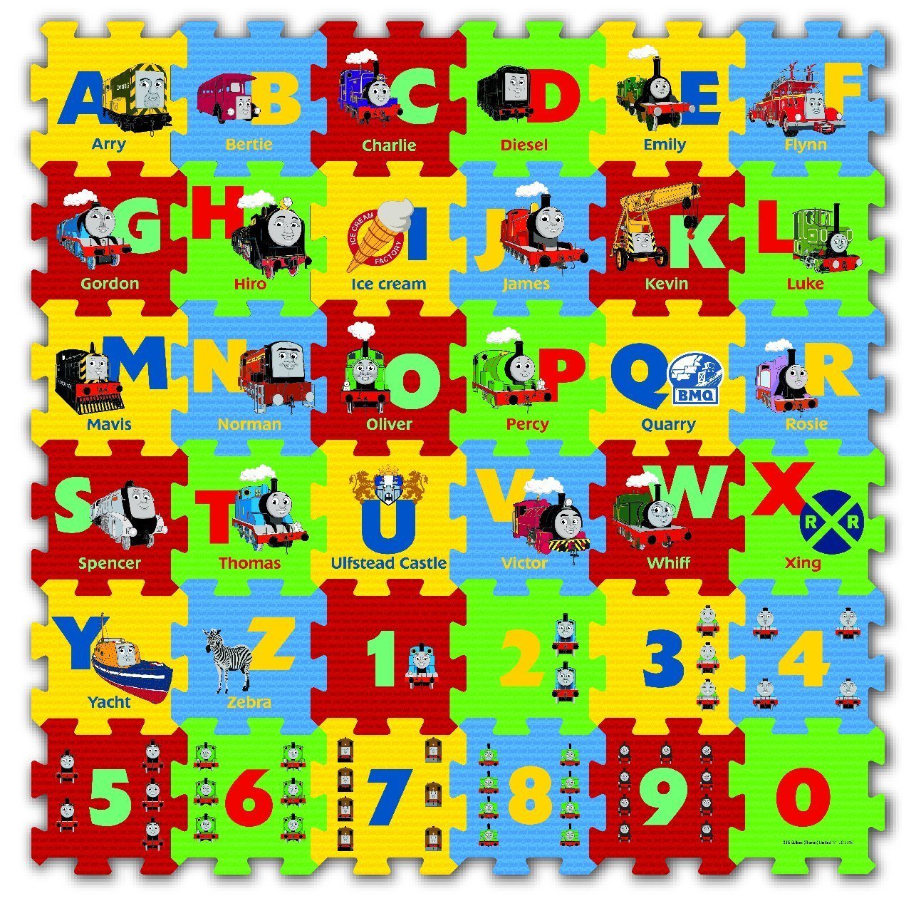 thomas alphabet puzzle
