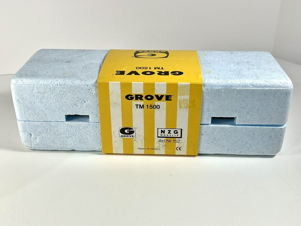 NZG 152 Grove TM 1500 Telescopic Crane 155 Scale Made In West