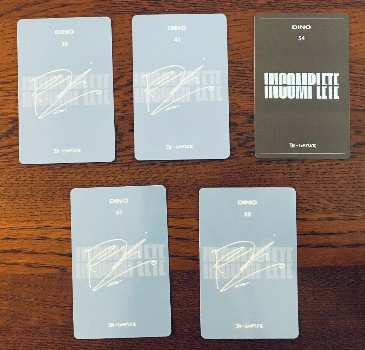 seventeen ディノ incomplete SEVENTEEN DINO Incomplete In-Complete photocard Photo card