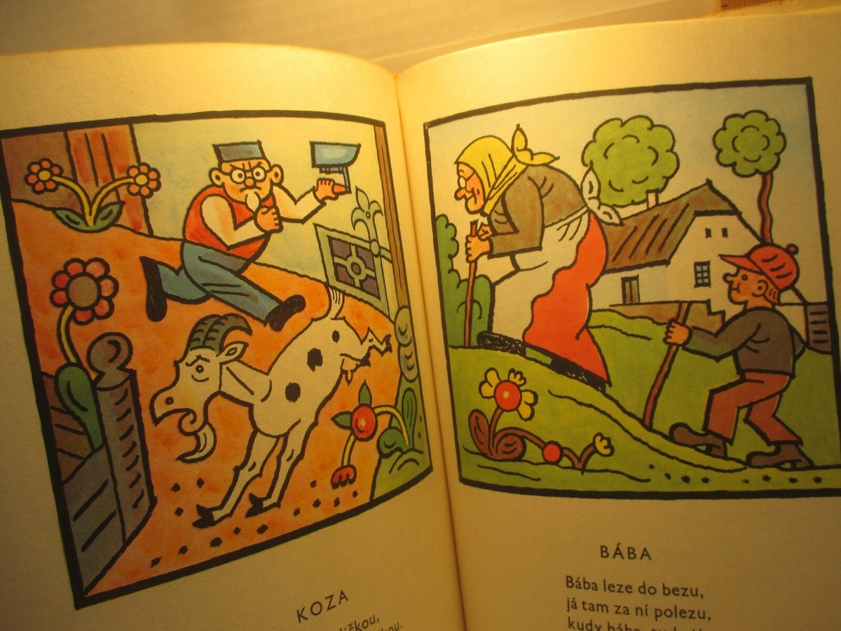 illustrated CZECH language DETEM by JOSEF LADA 1963 Alena Ladovi