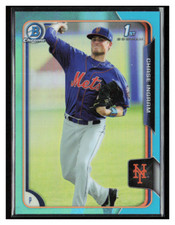 2015 Bowman Draft Chrome Aqua Ref #40 Chase Ingram 1st
