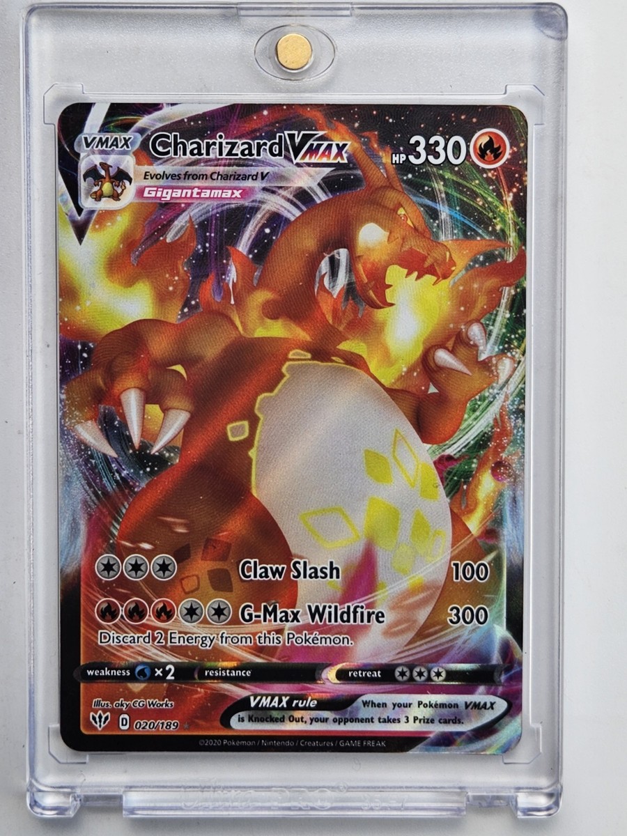 Pokémon TCG Charizard VMAX Darkness Ablaze 020/189 Holo Ultra Rare