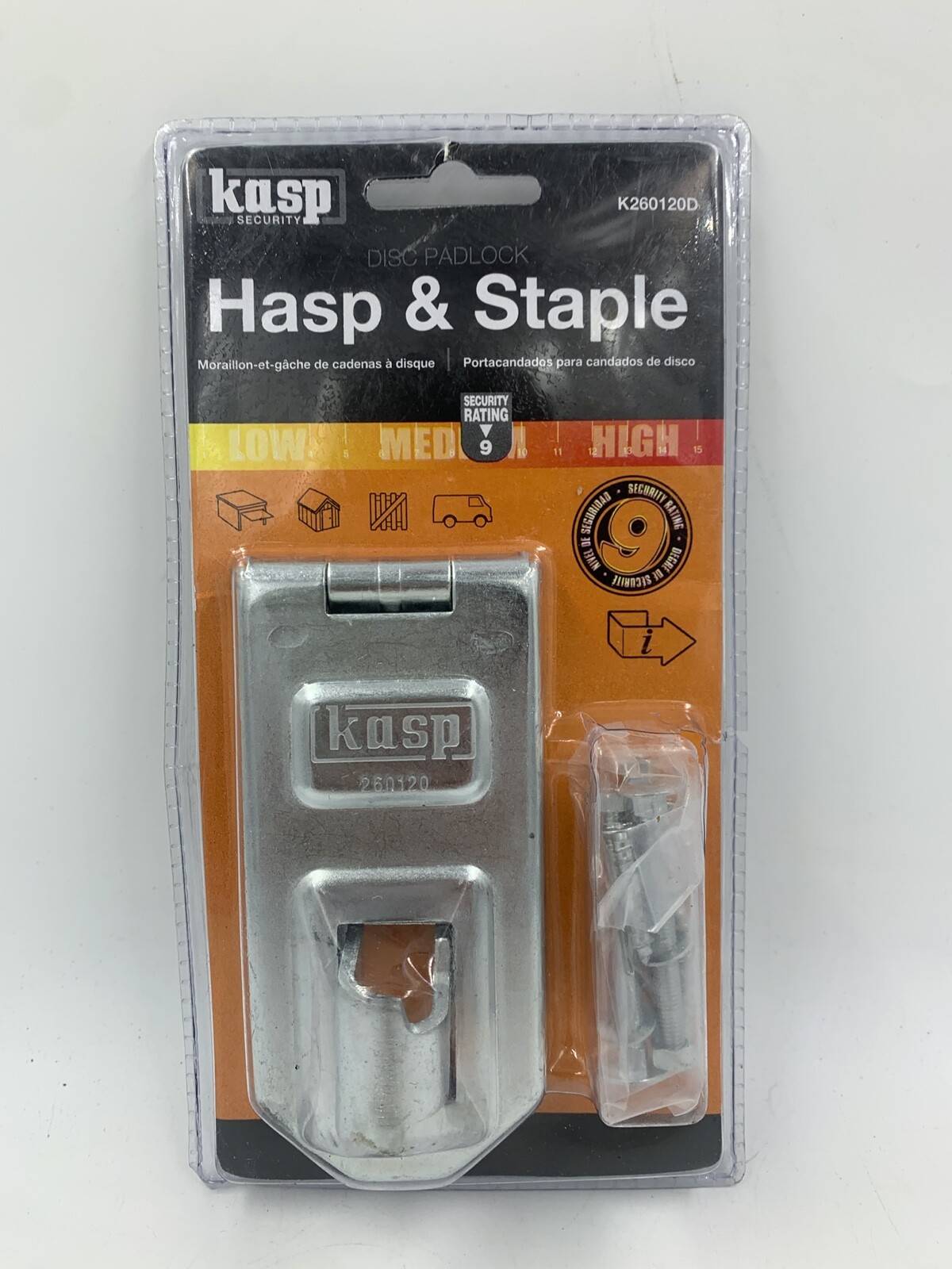 KASP 120MM HASP & STAPLE K260120D