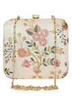 Handmade Rare Vista Embroidered Faux Silk Clutch