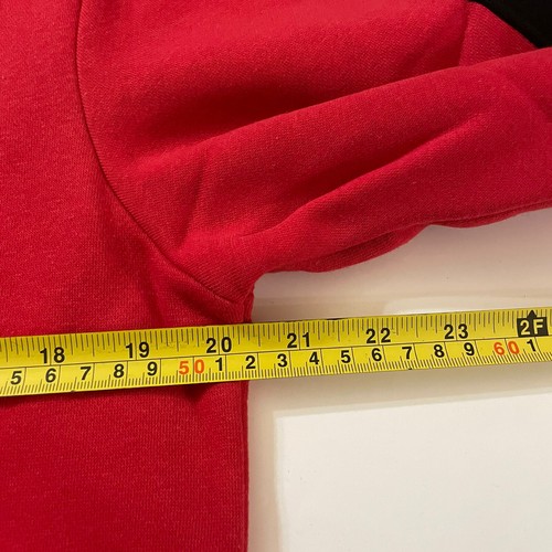 Sudadera con Capucha Chicago Blackhawks Para Hombre Mediana Roja Negra Con Logo Fanáticos - Imagen 7 de 10