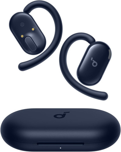 Soundcore V20i Anker: Cuffie Open-Ear Bluetooth 5.4 Ganci Blu Sport