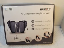 Cincom Gray Black 2 Modes & 3 Intensities Air Compression Leg Massager (T139)