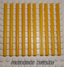 Lego Technic Technik 10 x Kreuzstangen Kreuzstange 9lang gelb #60485 NEUWARE