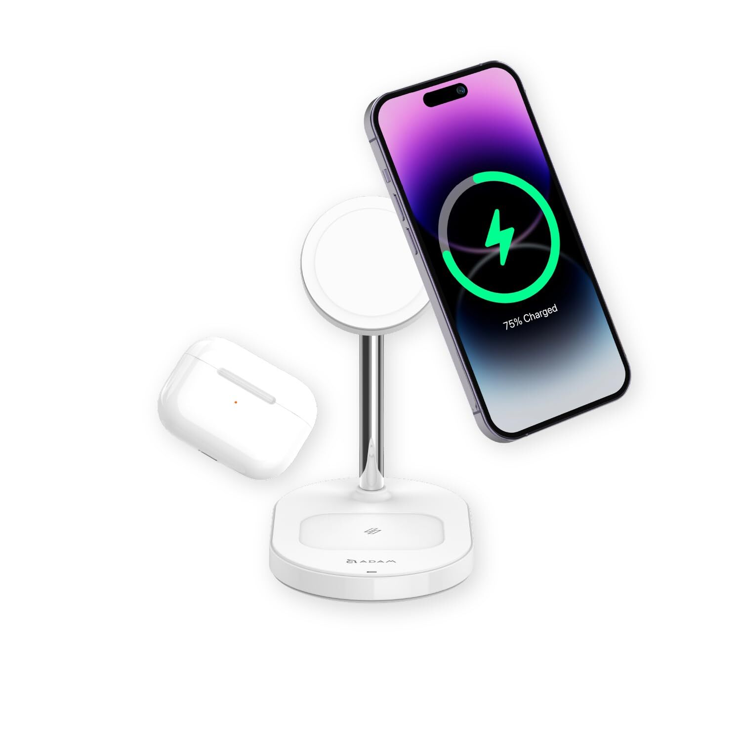2in1 Magnetic Wireless Charger, Omnia M2+ 2in1 Magnetic Wireless Charging Sta...