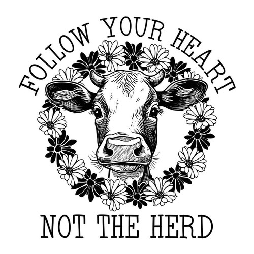 Magnolia Design Co Adhesive Reusable Silkscreen Stencil 🩷Follow Your Heart🩷 - Picture 3 of 3