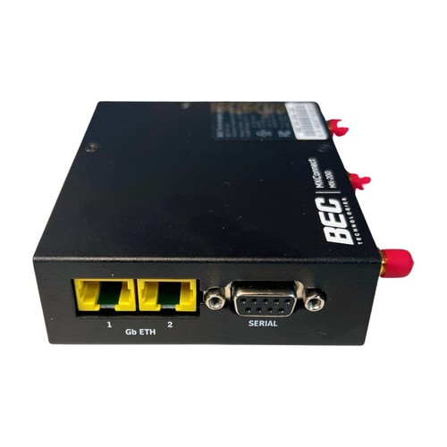 BEC MX-200e VZW Advanced Industrial M2M Router W/ Manual Rail Mount Power NOB - Picture 4 of 9