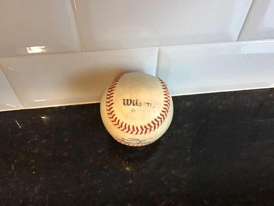 Béisbol de la Liga del Medio Oeste de 1990 Bobby Bonds, Jr. Springfield Illinois Sultans automático Foto 3 de 3