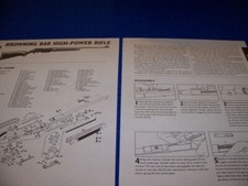 BROWNING BAR HIGH-POWER RIFLE (SER) ..LEGEND/EXPLODED VIEW/DISASSEMBLY (338MM)