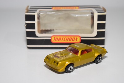 A94 1:64 3 INCH MATCHBOX LESNEY 16 PONTIAC FIREBIRD ITALIAN ITALY BOX MIB RARE!