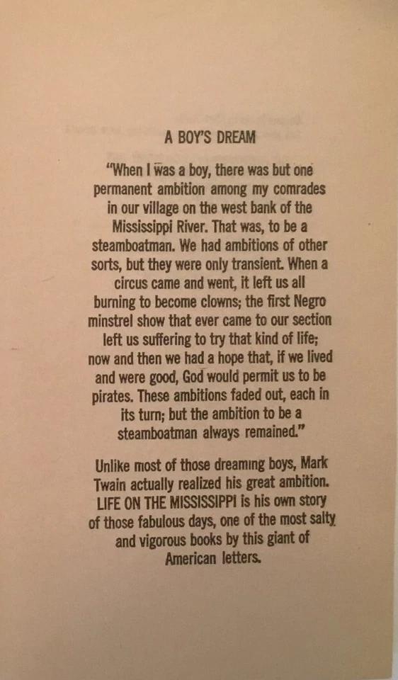 Life On The Mississippi by Mark Twain,  1979 Bantam Paperback - Image 3 of 4