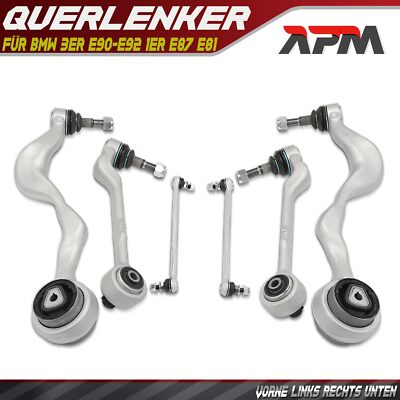 6x Querlenker Komplett Satz Vorne Links Rechts für BMW 3er E90-E92 1er E87 E81