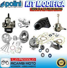MAXI KIT GRUPPO TERMICO RACING + ALBERO MOTORE VESPA 50 130 PK XL APE 50 CONO 20