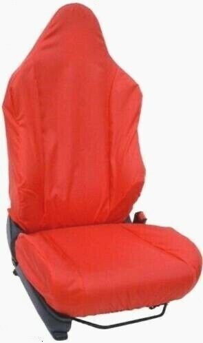 CAR SEAT COVER / PROTECTOR IN RED TO FIT HONDA CIVIC TYPE R EP3 FRONT SPORT SEAT