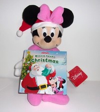 Kohl's Cares Minnie Mouse Saves Christmas Disney Plush  Book Set 13" New