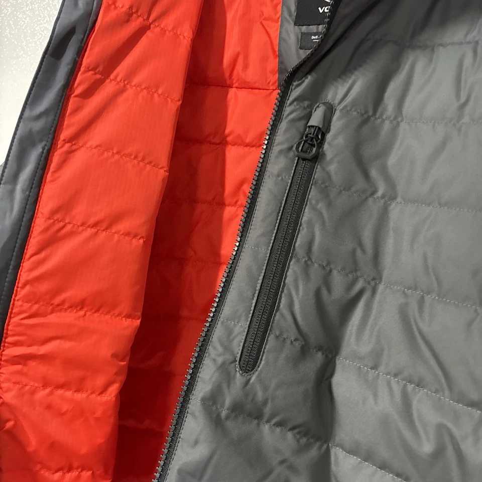 Volcom Puff Puff Give Gray Orange Jacket Men’s Size Medium #5N2A - Image 4 of 4
