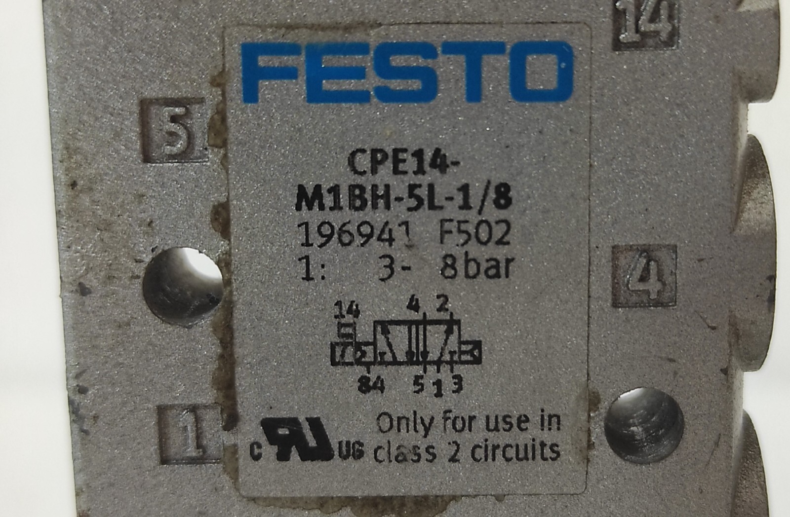 Elettrovalvola Festo CPE14-M1BH-5L-1/8 196941, 1 Pezzo, Nuova In Scatola, Spedizione Inclusa
