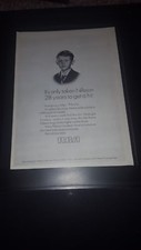 Harry Nilsson Everybody's Talking Rare Original Promo Poster Ad Framed!