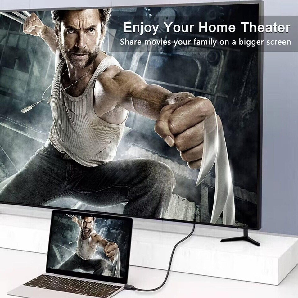 4K HD USB to HDMI Adapter Cable, USB 3.0 to HDMI Male HD Monitor