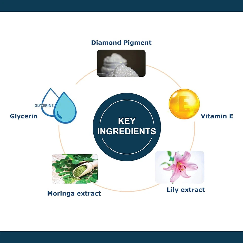 Oxyglow Herbal Diamond Bleach Cream-Skin tone remove clear-For Men & Women-300ml - Image 3 of 4