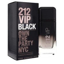 Carolina Herrera 212 VIP Black for Men 3.4oz 100ml Eau De Parfum