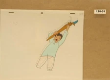 Little Nemo Original Production Drawing And Cel 128-51 - Used Condition