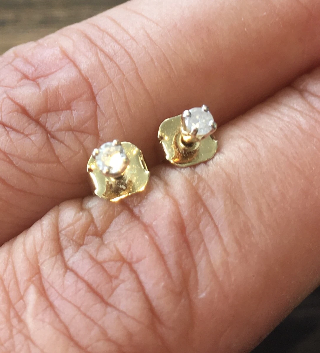 Small store diamond earrings